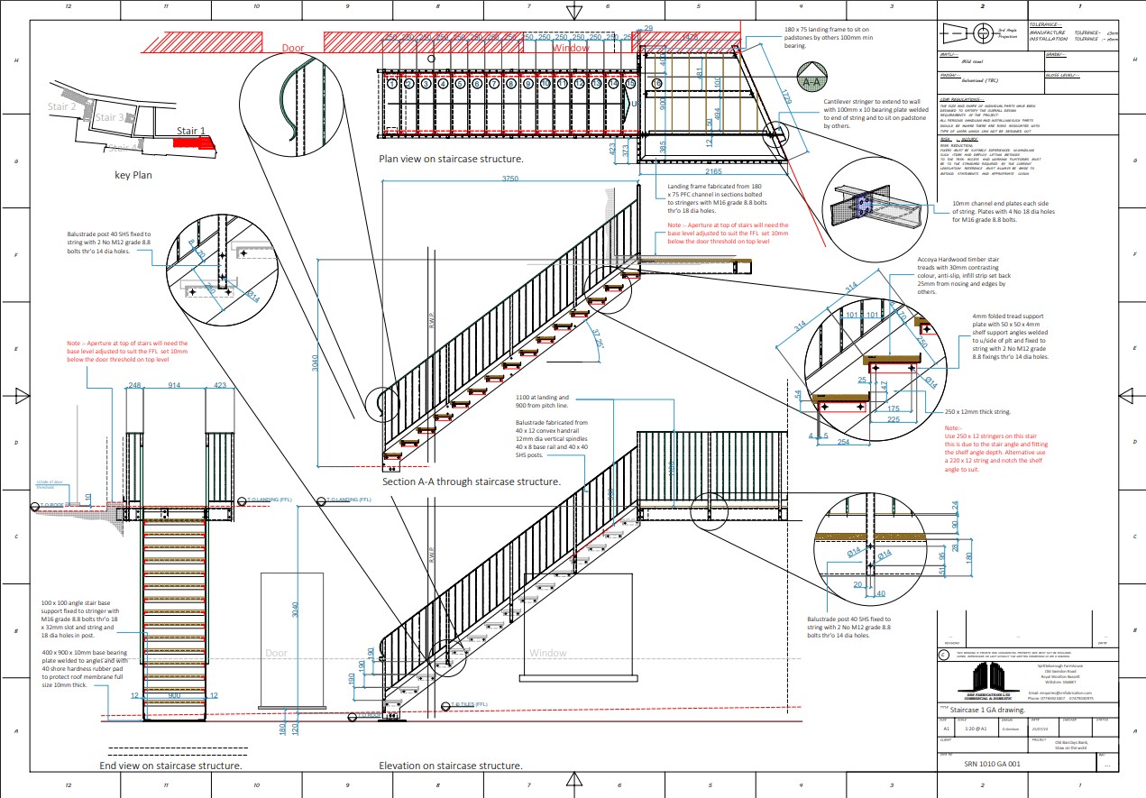 SRN Fabrication — welding services project, Swindon