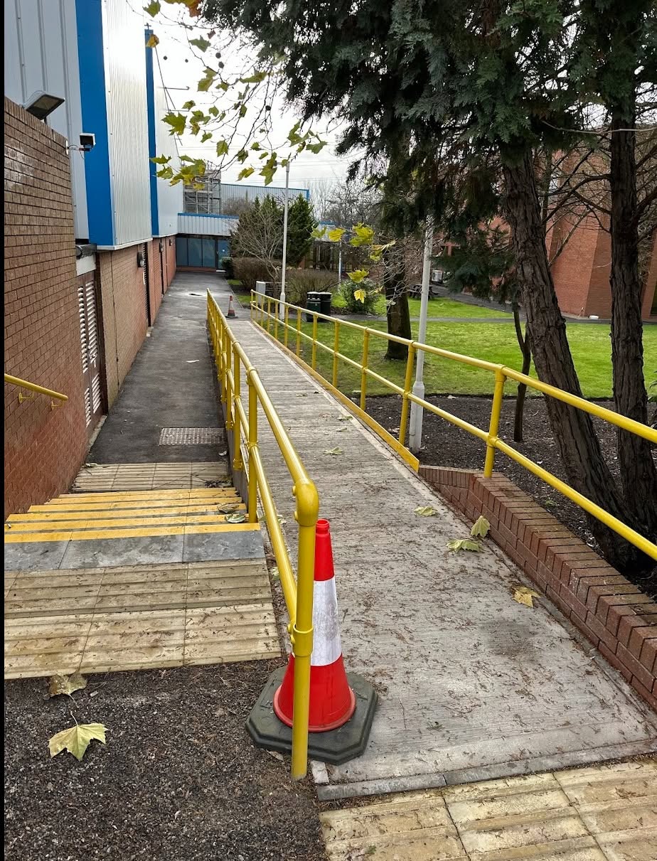SRN Fabrication — steel handrails project, Swindon