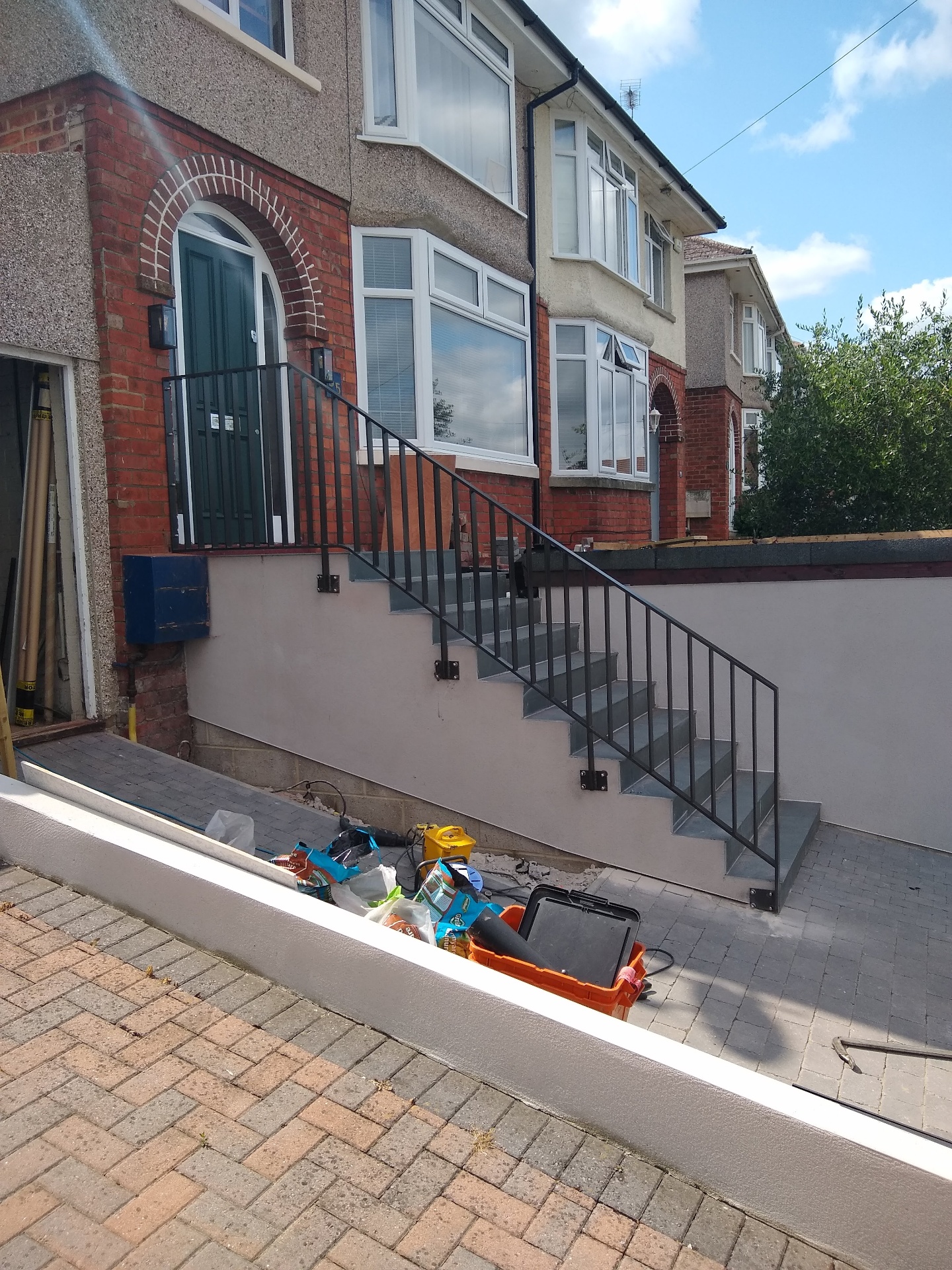 SRN Fabrication — steel staircases external stairs project, Swindon