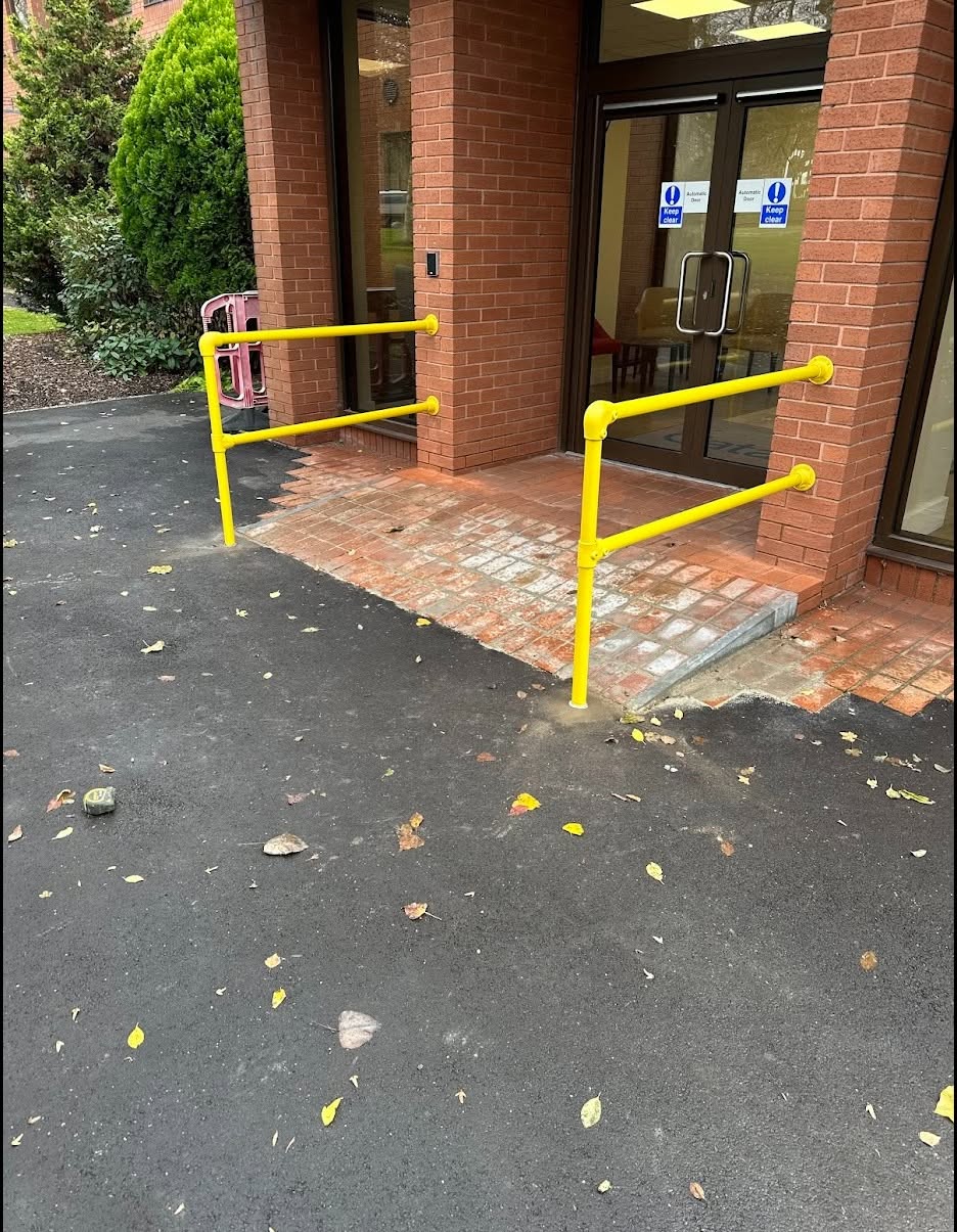 SRN Fabrication — steel handrails project, Swindon