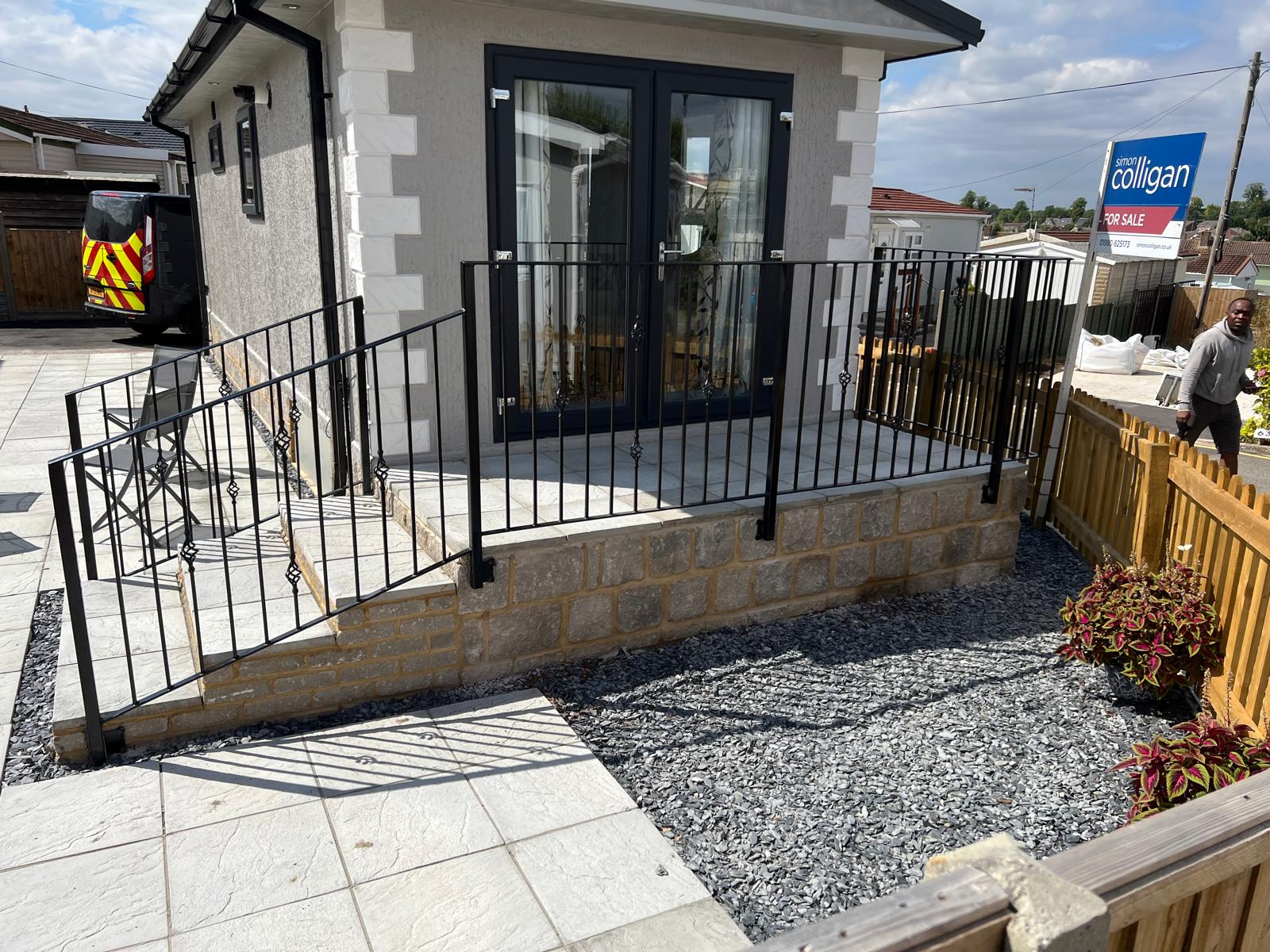 SRN Fabrication — steel balconies project, Swindon