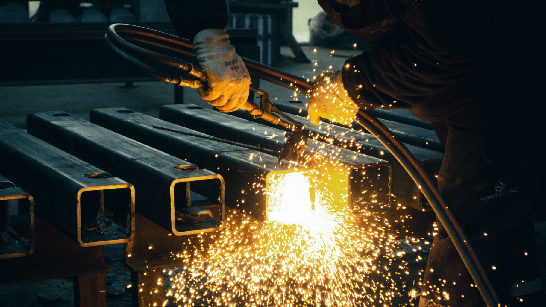 SRN Fabrication — structural steelwork and beams project, Swindon