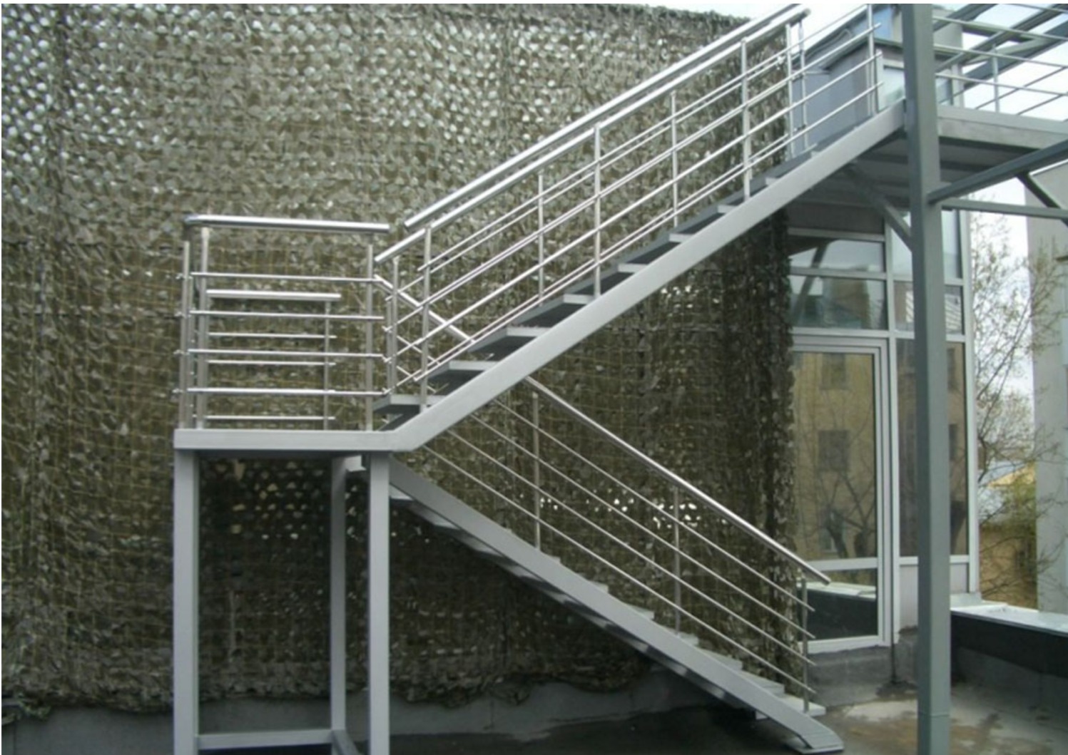 SRN Fabrication — steel staircases external stairs project, Swindon